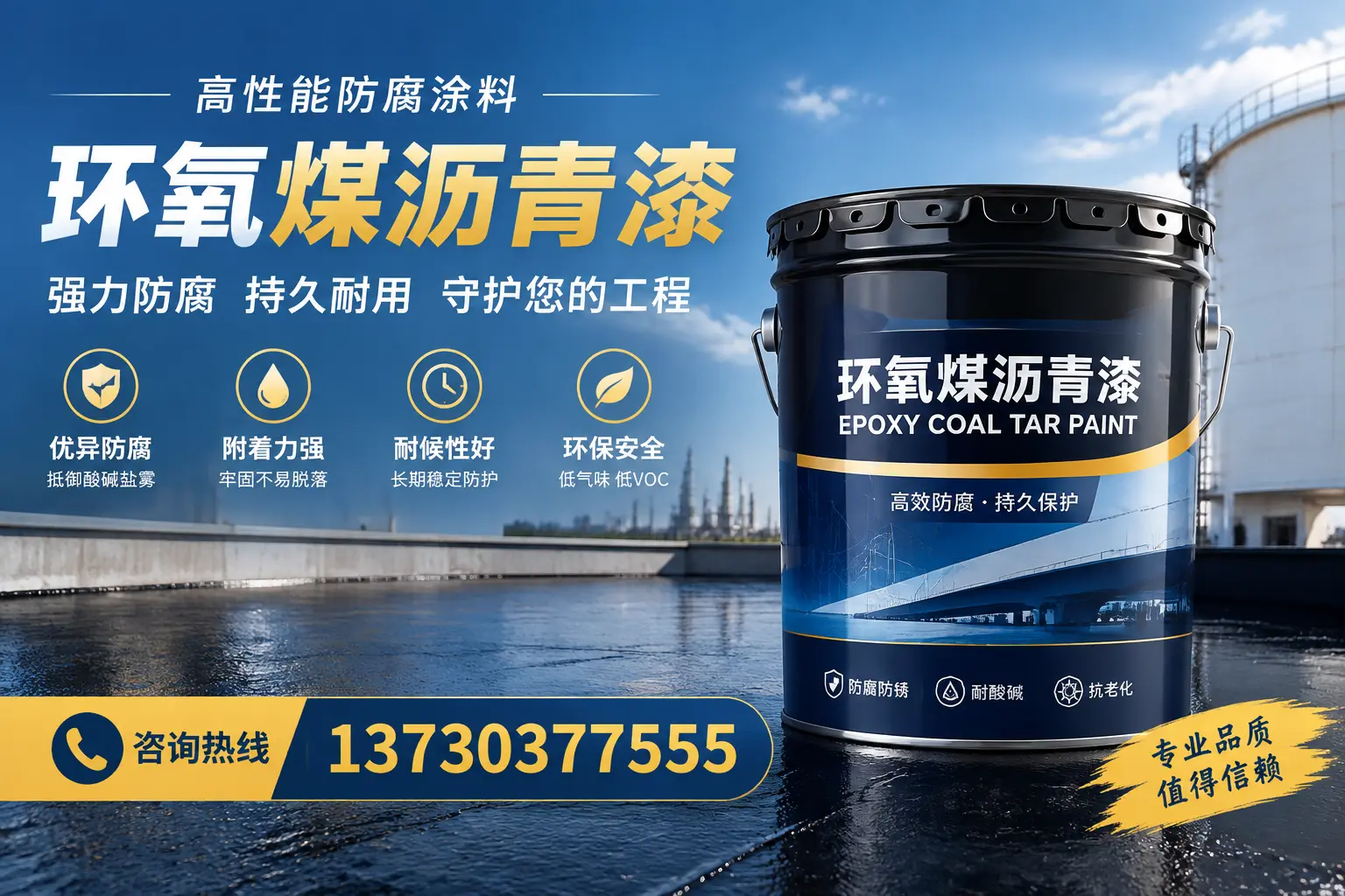 环氧煤沥青漆的耐久性分析，适合襄阳的使用场景